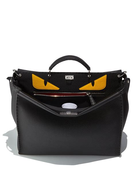 fendi monster eyes shoulder bag|fendi monster eyes peekaboo.